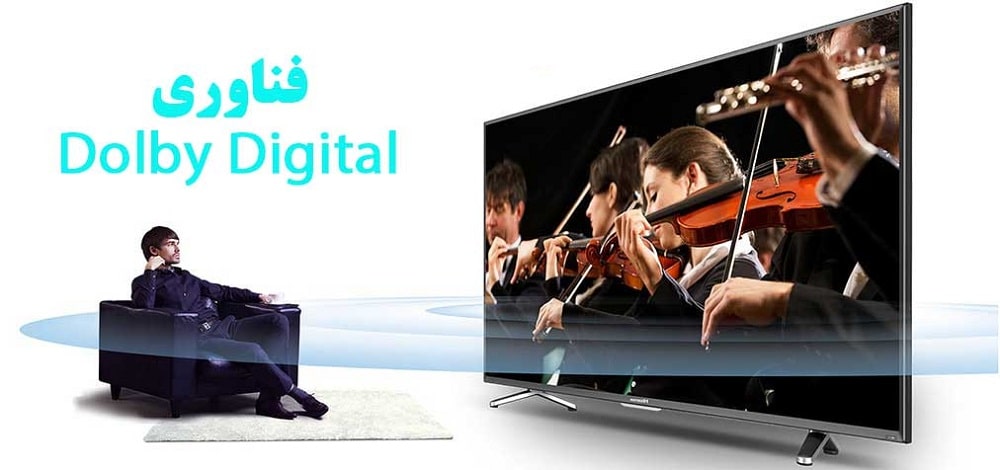 تکنولوژی Dolby Digital در تلویزیون هایسنس A6100
