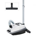 جاروبرقی BGL8SILM1 بوش به رنگ سفید و گنجایش 5 لیتر است