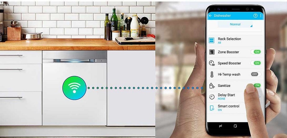 کنترل آسان ظرفشویی سامسونگ 9530 از طریق Wi-Fi