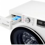 ماشین لباسشویی 9 کیلو بخارشودار ال جی مدل 4V5 در بانه