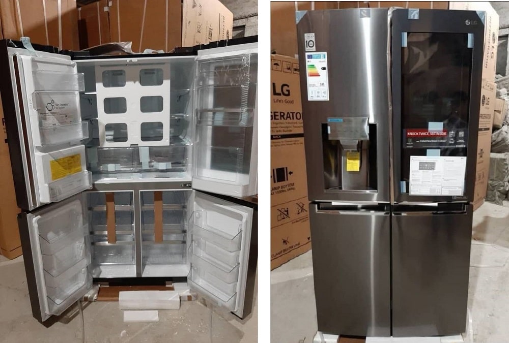 یخچال ساید بای ساید ال جی مدل X334 1 قیمت یخچال x334 در بانه