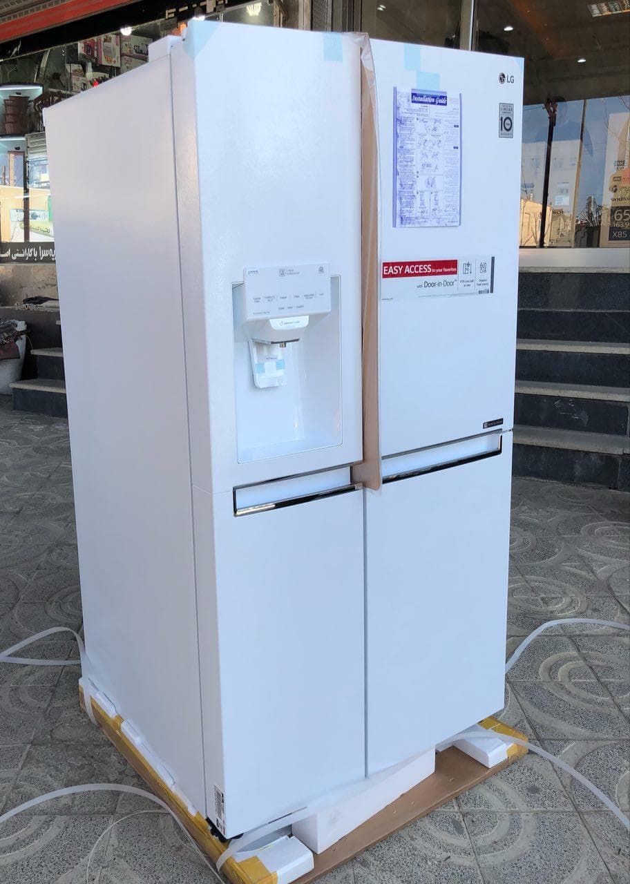 یخچال ساید 34 فوت ال جی مدل J337 رنگ سفید