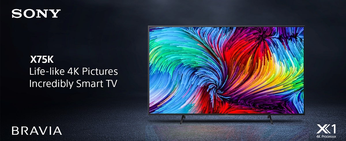 کیفیت تصویر 4k در تلویزیون X75K