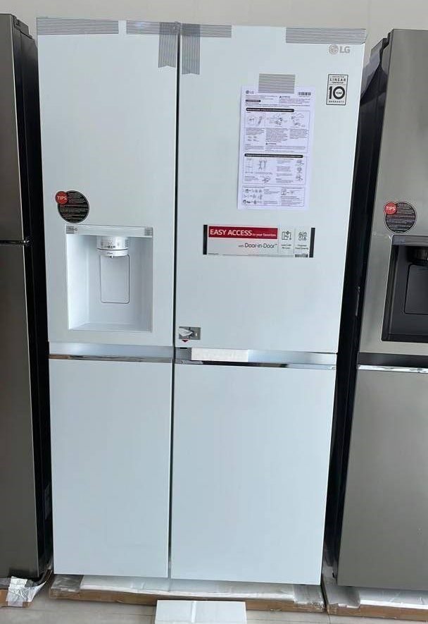 قیمت یخچال ساید 30 فوت ال جی مدل GC-J257CAES سفید در بانه