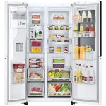 فضای داخلی یخچال فریزر ال جی GCX-287TNW