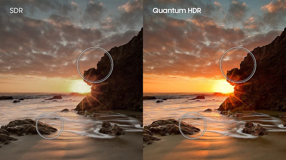 فناوری کوانتوم HDR در تلویزیون سامسونگ