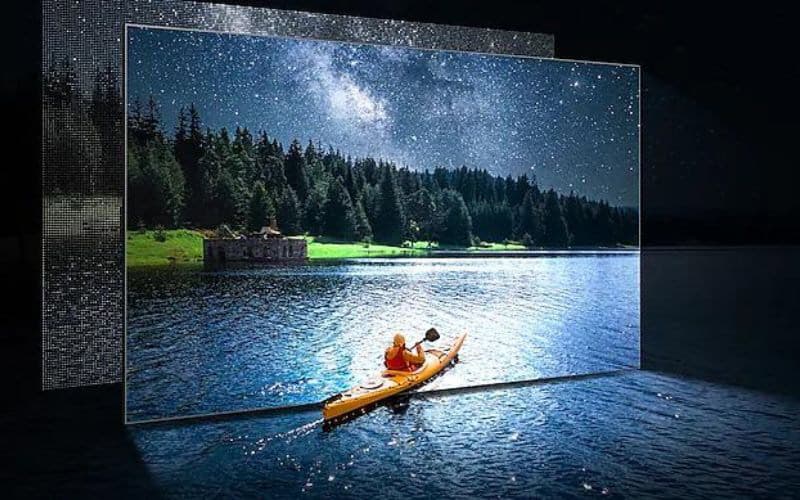 نور پس زمینه mini LED در تلویزیون نئو کیولد سامسونگ 2023