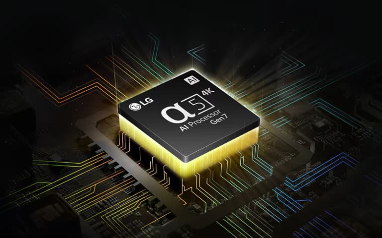 پردازشگر نسل 7 آلفا 5 یعنی α5 AI Processor 4K Gen7 