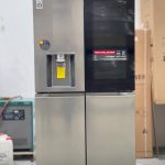 نمای پنل هوشمند و امکانات LG ThinQ در یخچال ال جی X39 سیلور