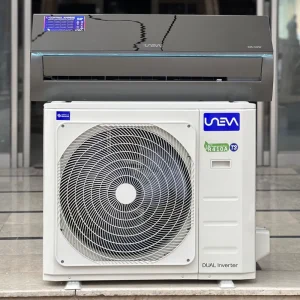 کولرگازی 24000 یونیوا دوال اینورتر پنل مشکی مدل UN-MS24000VB
