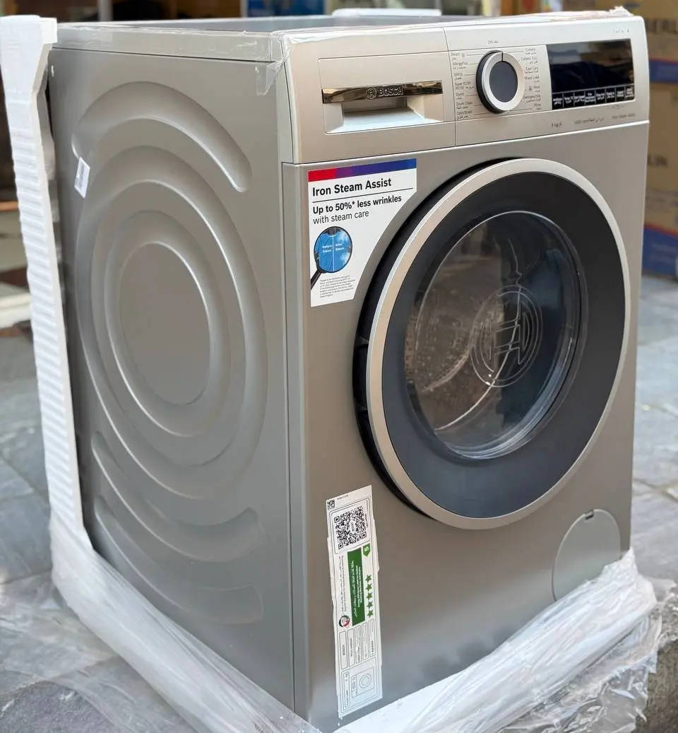ماشین لباسشویی 9 کیلوگرم سری 4 بوش WGA1440XGC رنگ نقره ای محصول 2023