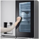 یخچال ال جی X946 مدل GMX946NS9F با طراحی نقره‌ای و درب InstaView